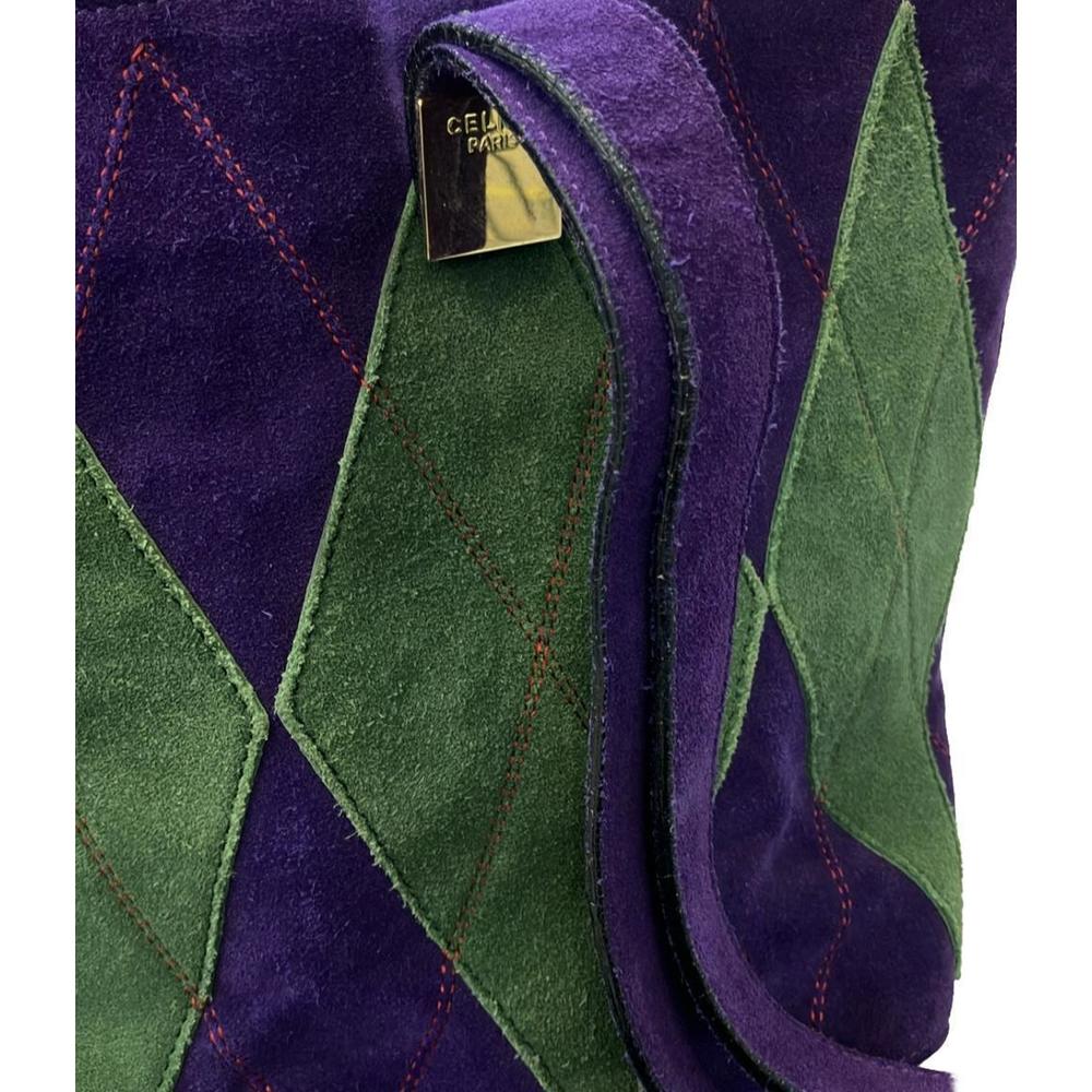Celine Bag Argyle Suede Shoulder - Picture 8 of 8